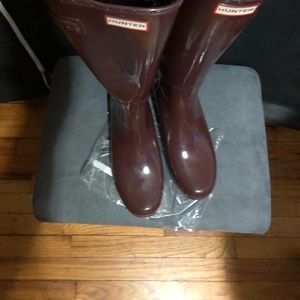 Hunter rain boots size 10 in perfect condition